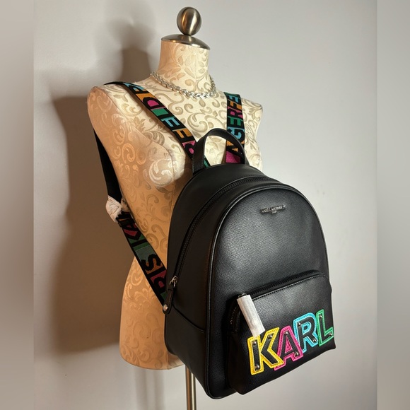 🆕 KARL LAGERFELD Backpack - Picture 3 of 12
